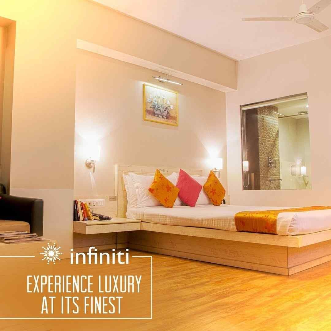 Infiniti Hotel and Spa - A modern Indore hotel with spa and rooftop views for couples.