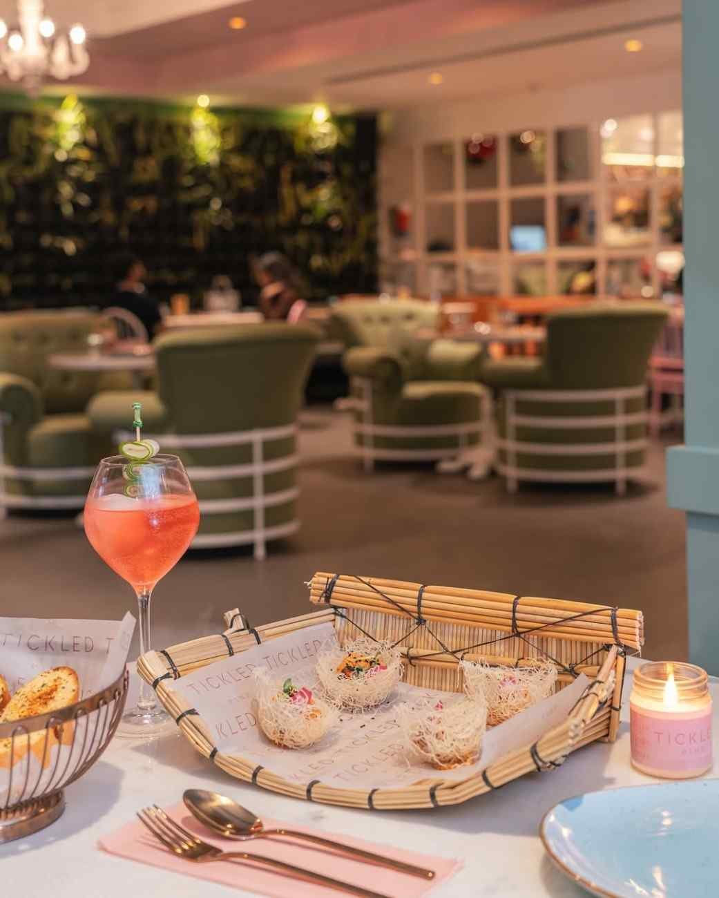 Tickled Pink Lucknow - Aesthetic cafe with luxurious vibes perfect for couples and Instagram lovers.