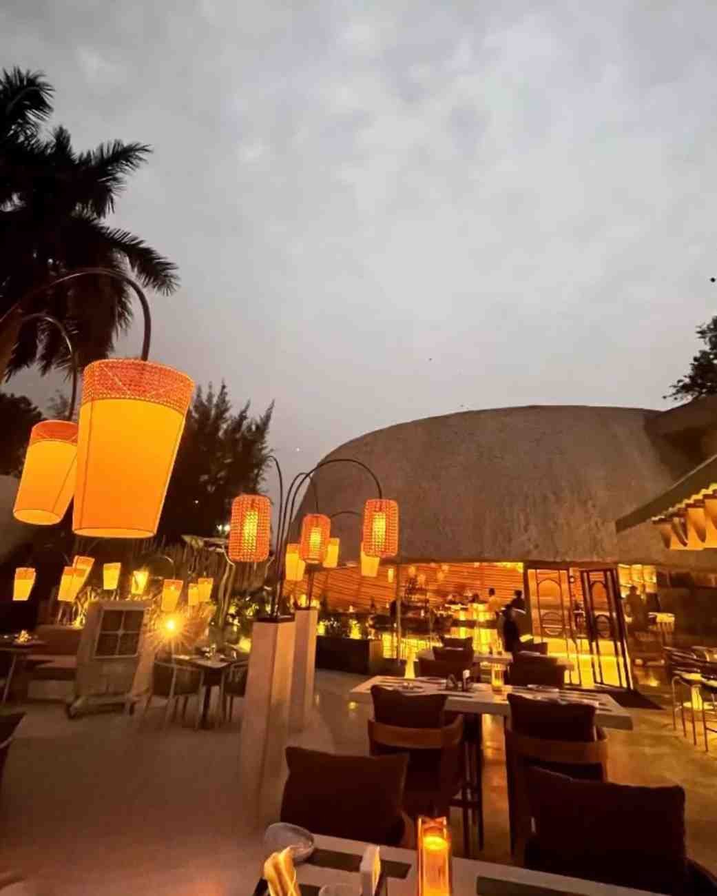 YAZU At The Dome - An elegant and unique dome restaurant for a date night in Indore.