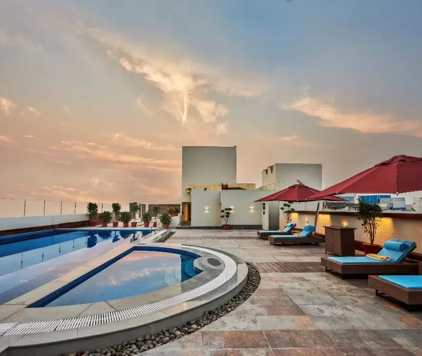 Hilton Garden Inn Lucknow - Modern luxury hotel with rooftop pool perfect for couples near the airport.