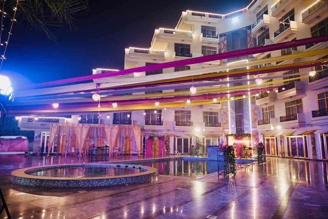 G REST Hotel and Resort - Elegant decor and peaceful gardens for couples near Bani, Lucknow.