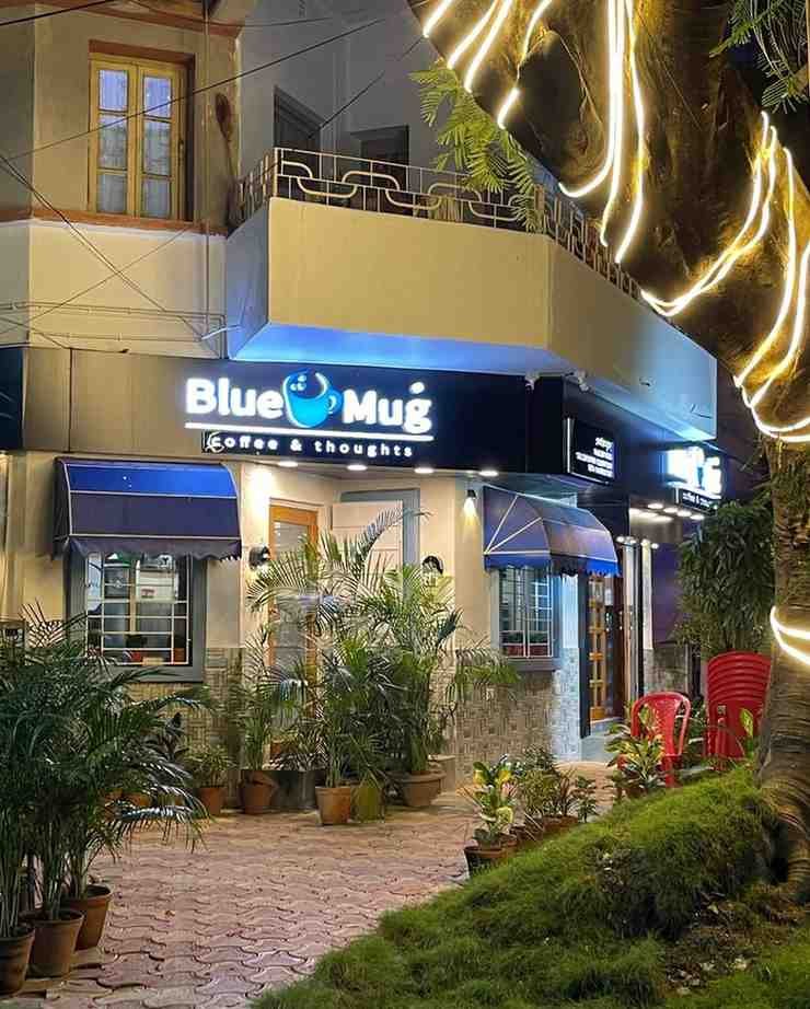 Blue Mug Cafe - A cozy couple-friendly cafe near South City Mall with outdoor seating and great food in Jodhpur Park.