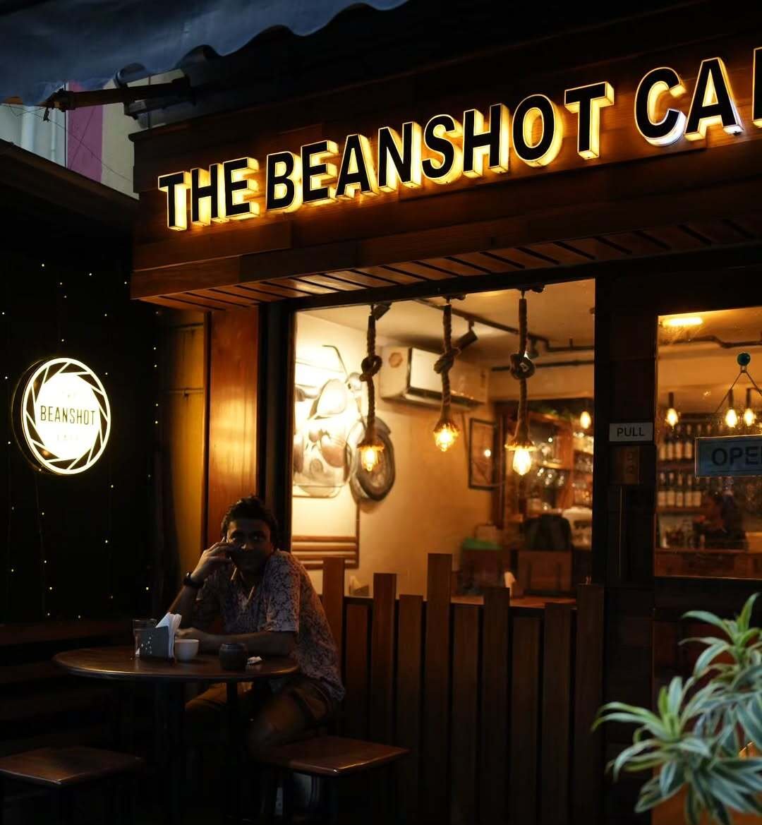 The Beanshot Cafe - A peaceful cafe with exceptional food near South City Mall, Kolkata.
