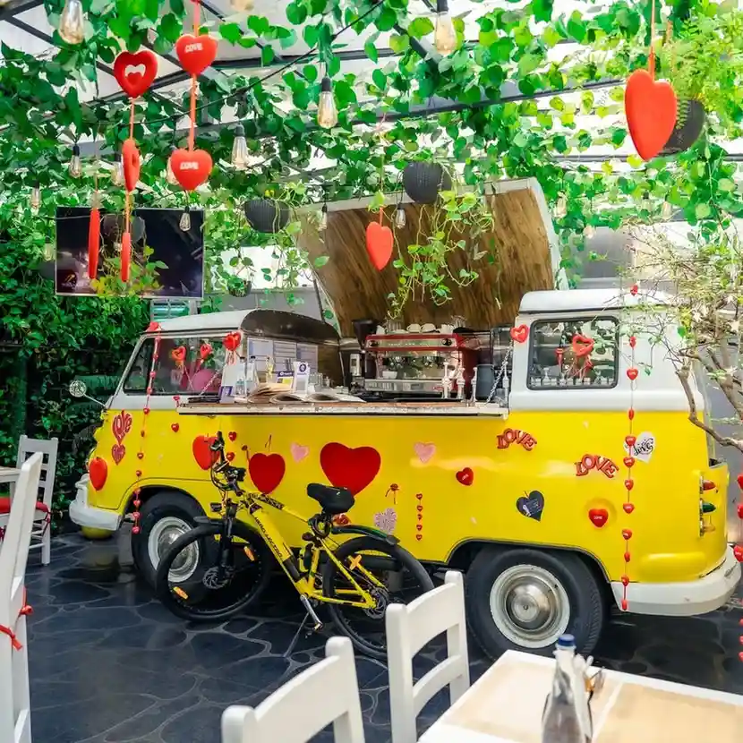 Caravan Cafe - A beautifully themed cafe with a soothing ambiance in Salt Lake, Kolkata.