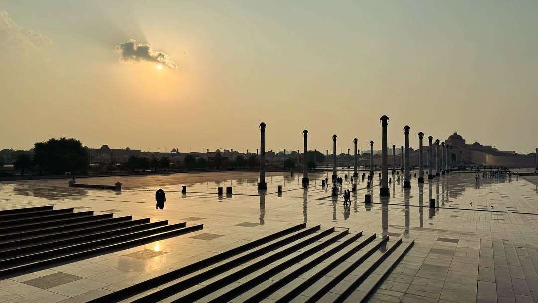 Dr. Babasaheb Ambedkar Memorial - Grand structures and mesmerizing sunset views for romantic evenings in Lucknow.