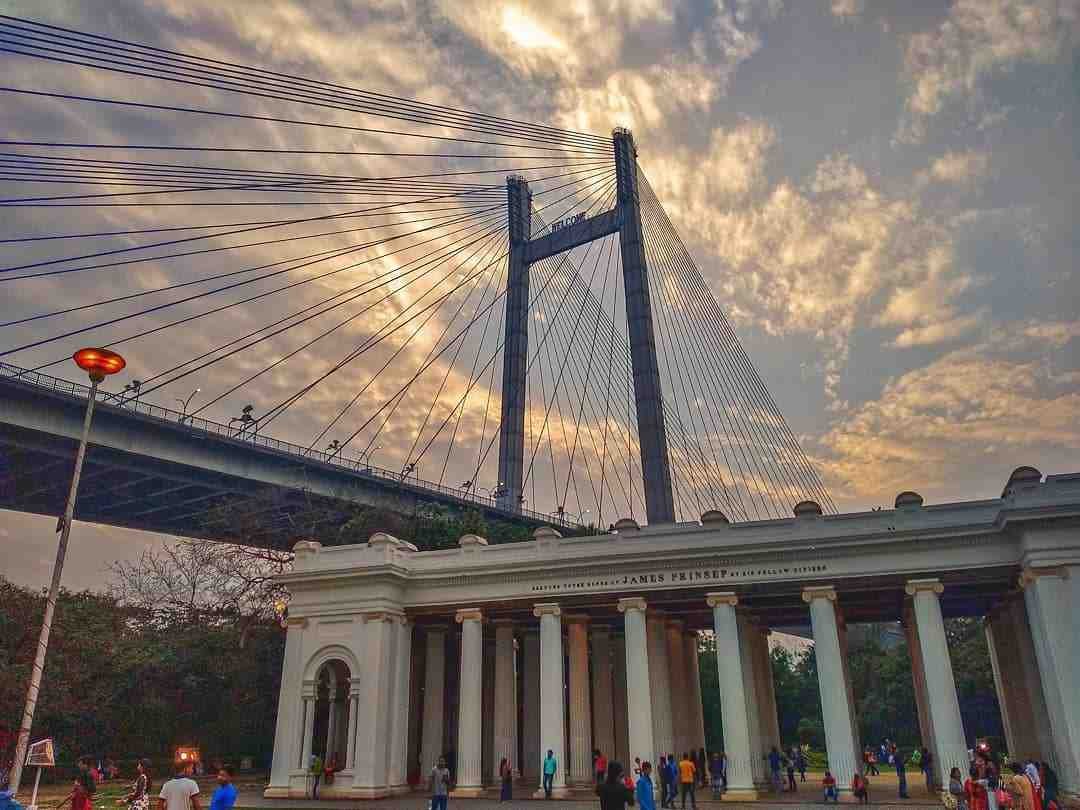 James Prinsep Monument - A historic and peaceful spot by the river Ganga.