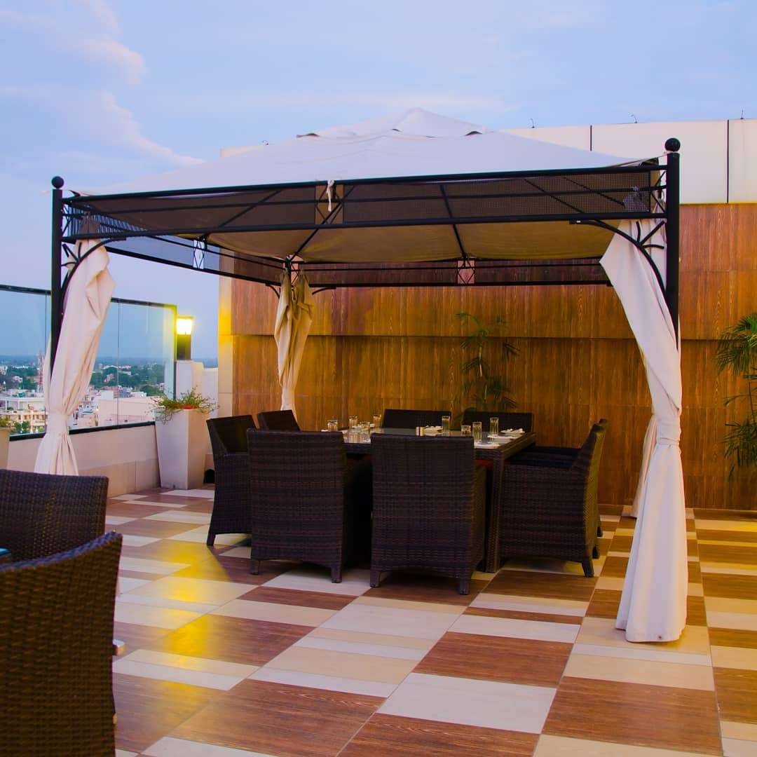 The Urban Terrace - Rooftop dining with city views for couples in Gomti Nagar, Lucknow.