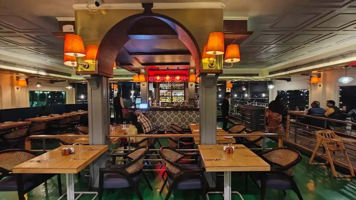 The Anchorage Bar - Unique floating bar on Hooghly River with stunning river views.