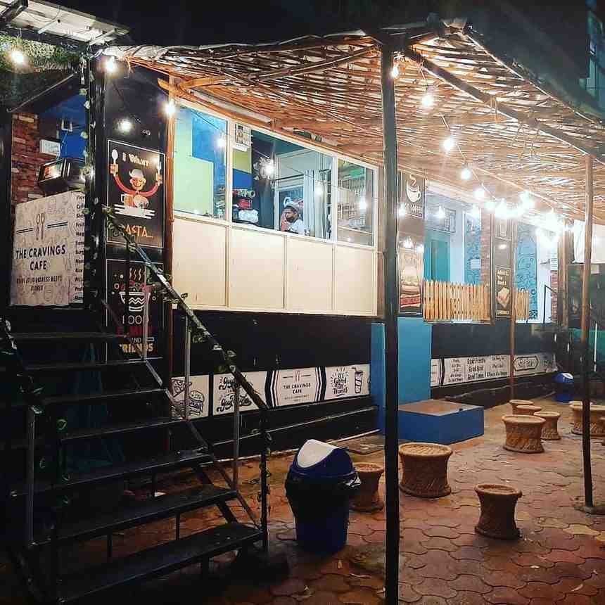 The Cravings Cafe - Open cafe with peaceful ambiance and spacious layout perfect for couples in Bhopal.