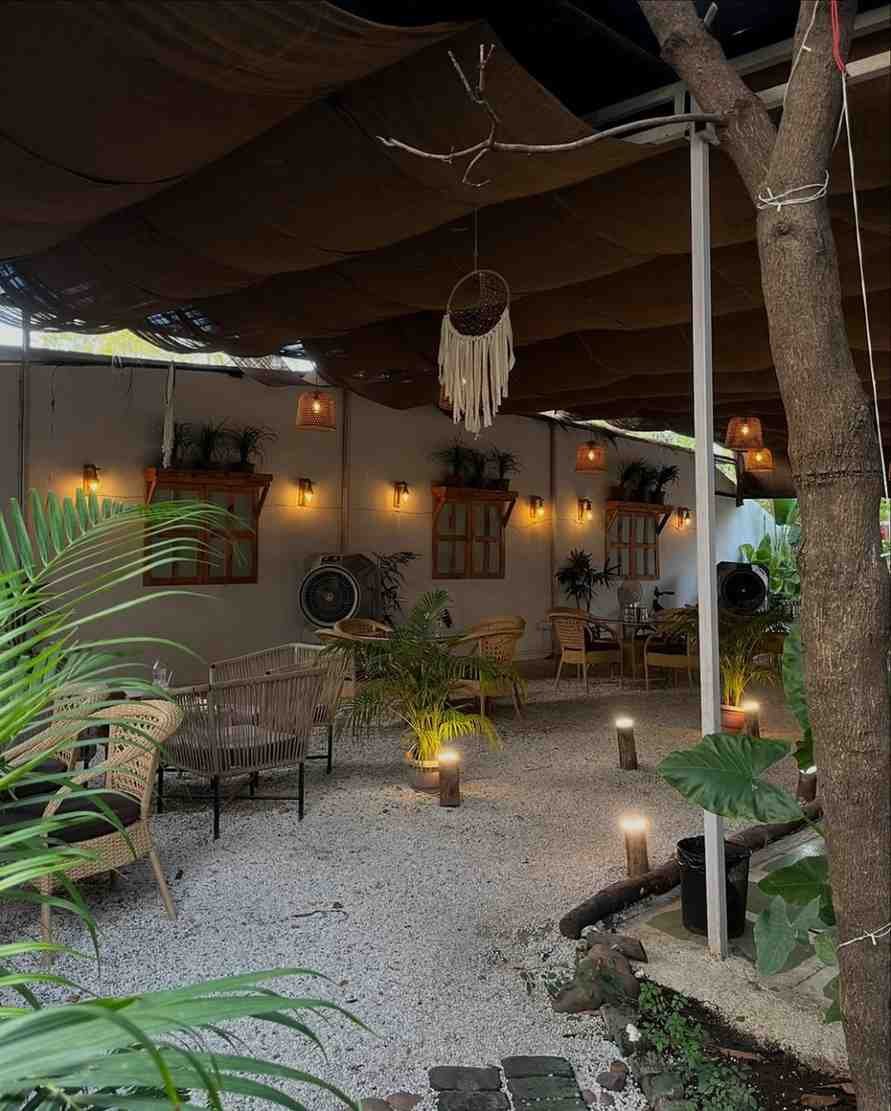 Tattv Art Cafe & Library - A peaceful art cafe with natural beauty and exceptional food perfect for couples.