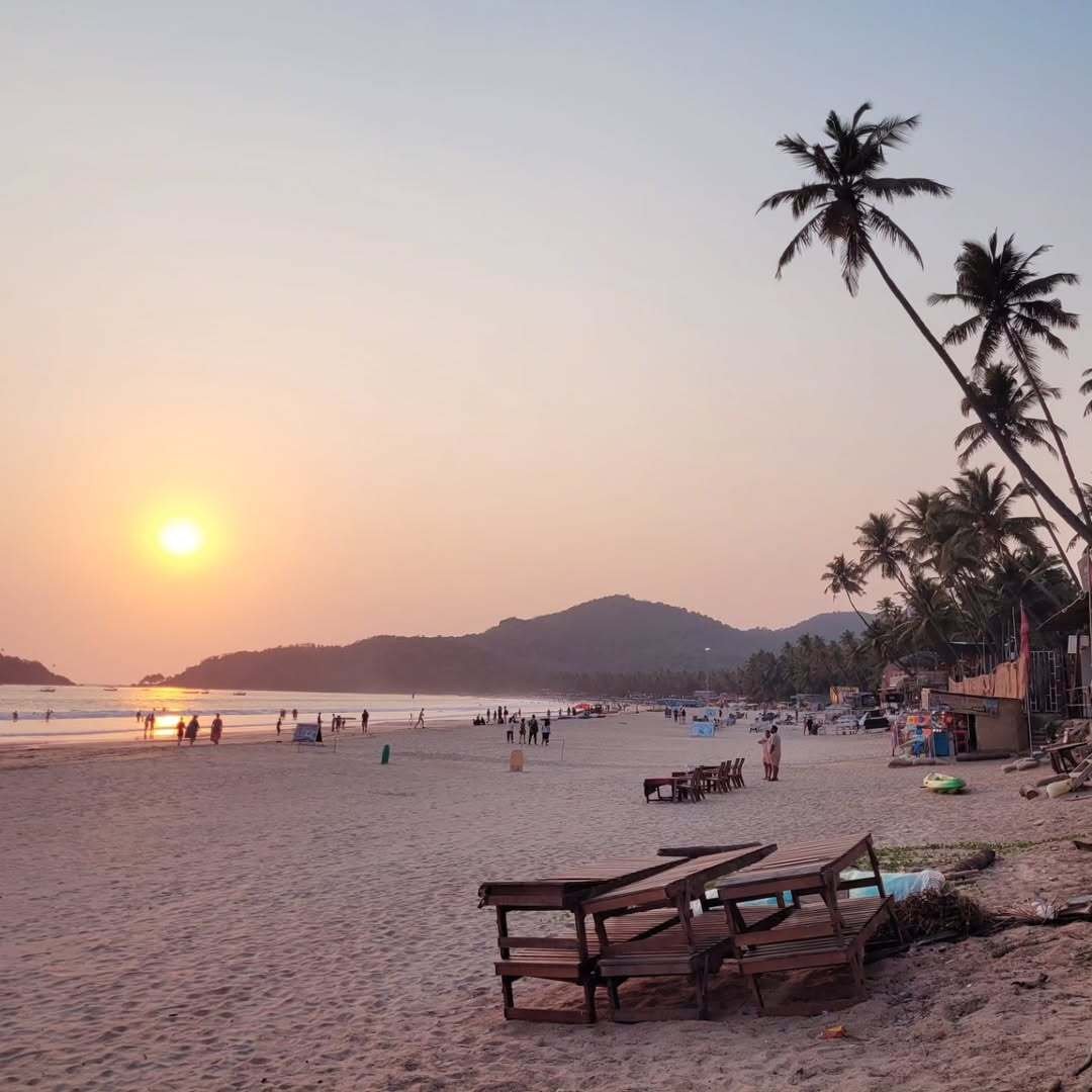 Patnem Beach - A quiet and serene beach with a laid-back vibe.