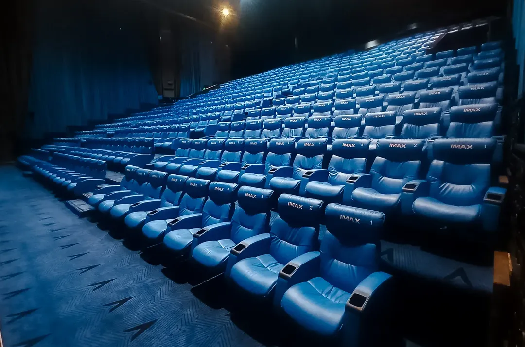 Luxurious, grand interiors of PVR Palazzo at Forum Mall.