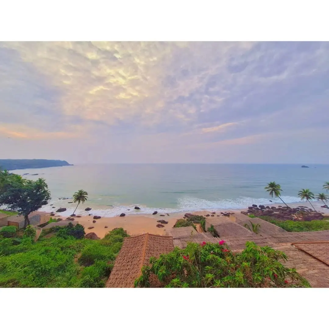 Cabo de Rama Beach - A clean, white-sand beach with breathtaking cliff views.