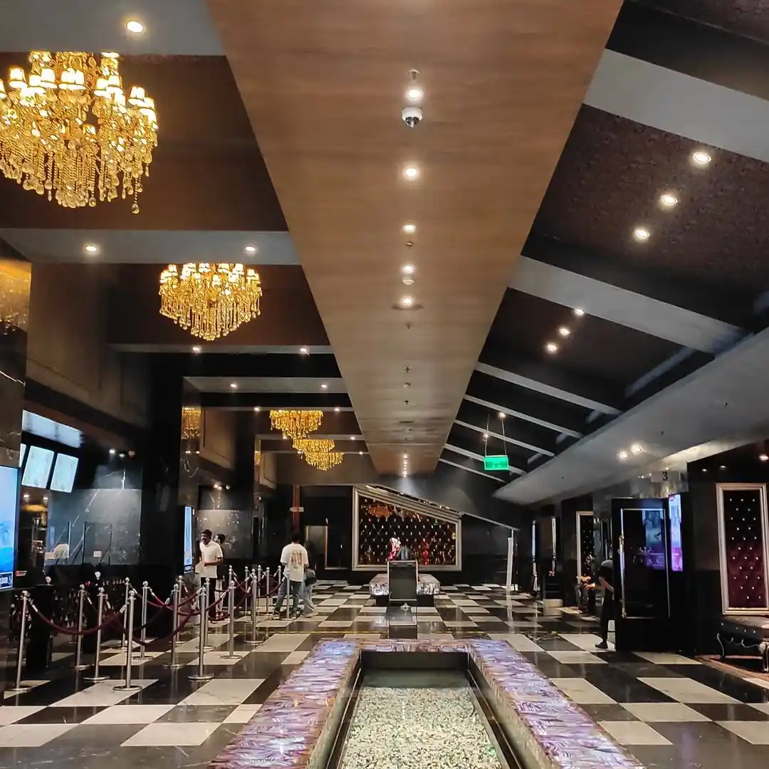 Stylish and luxurious interior of Jazz Cinemas LUXE.