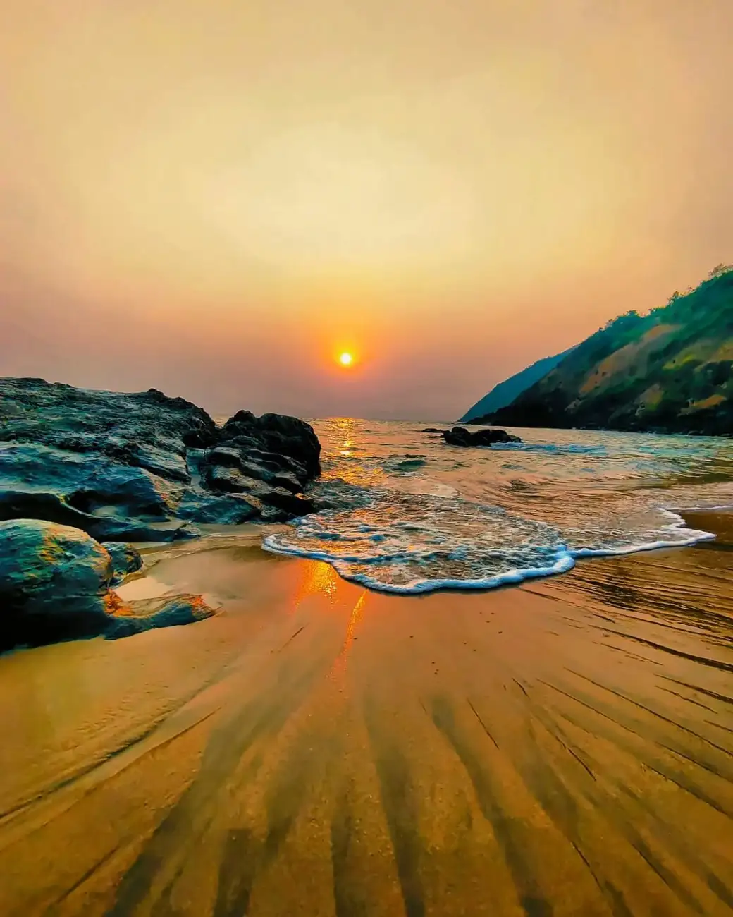 Kakolem Beach - A hidden gem with a waterfall right on the beach.