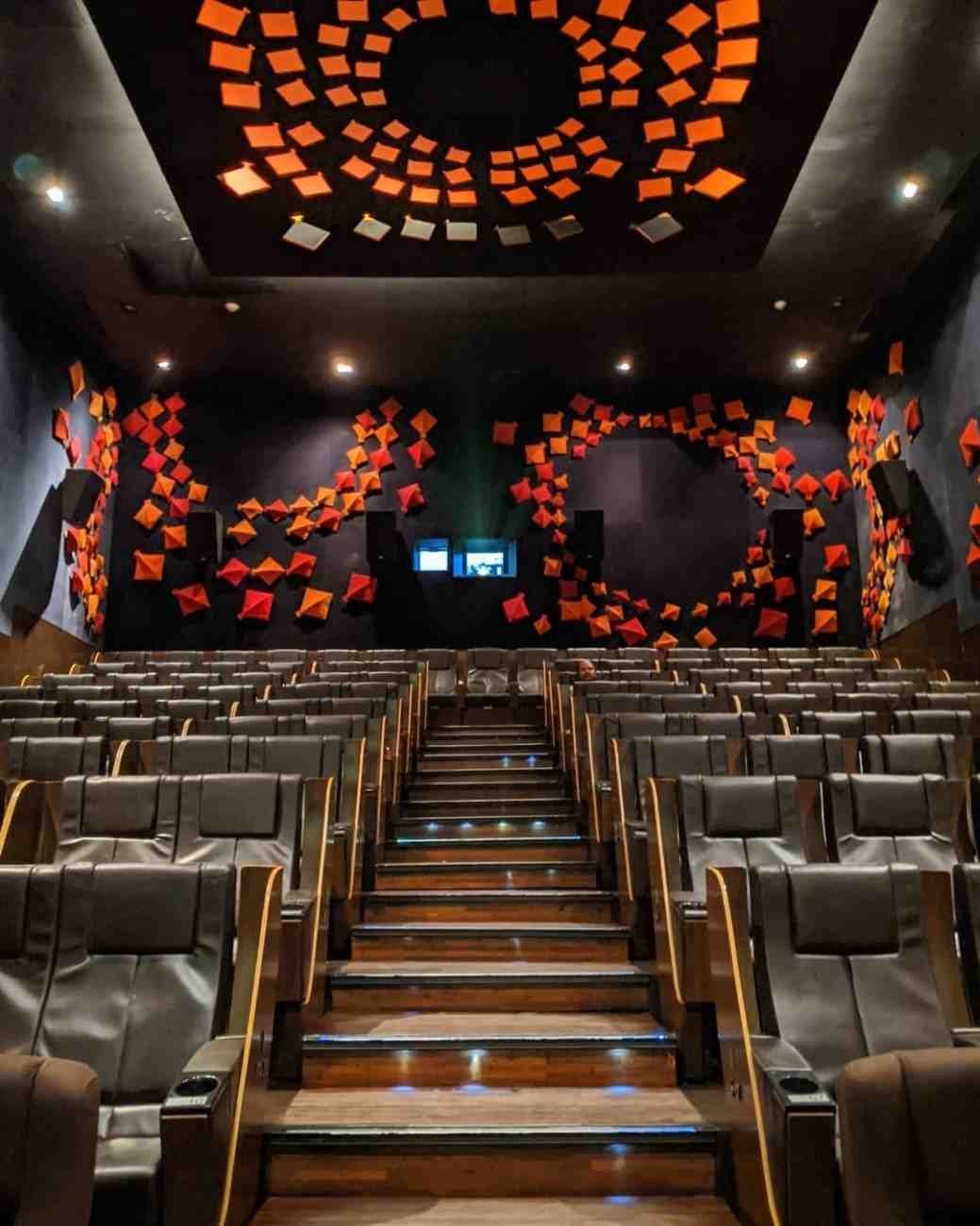 PVR Escape at Express Avenue Mall with luxurious waiting area.