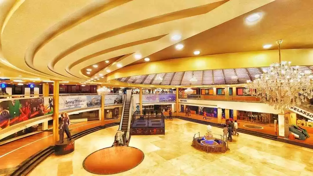 The large multiplex building of Mayajaal on ECR.