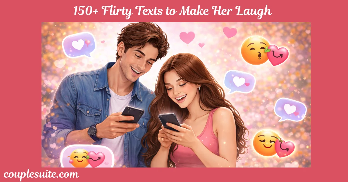 100+ Flirty Texts to Make Her Laugh Instantly