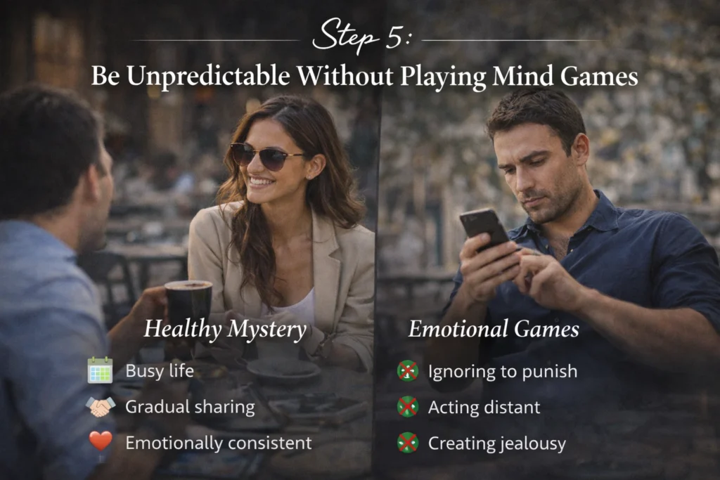 Be Unpredictable Without Playing Mind Games