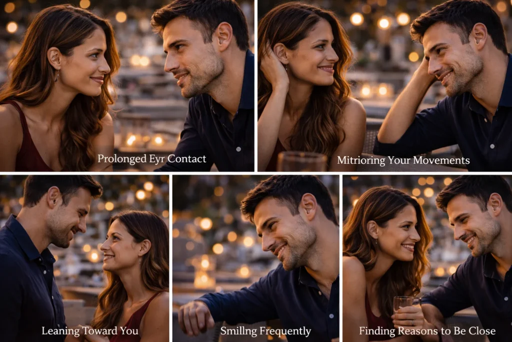 Body Language Signs He Likes You