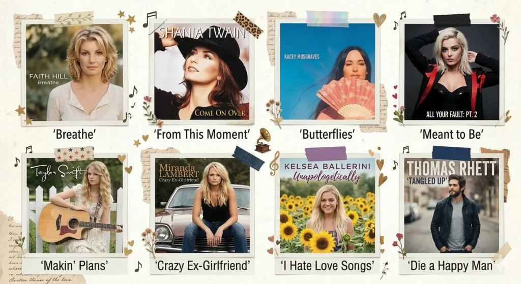 Country Love Songs From Her to Him