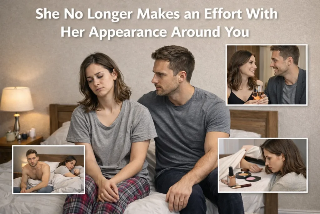 She No Longer Makes an Effort With Her Appearance Around You