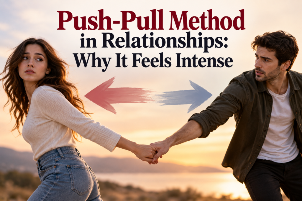 Push-Pull Method in Relationships Why It Feels Intense (And What It Really Means)